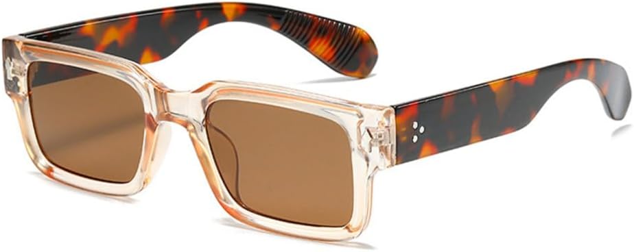 Модные солнцезащитные очки контрастных цветов для женщин, ретро, чайно-зеленые, градиентные, UV400; для мужчин, трендовые панк-очки с заклепками TYUVIVO, Champagne Tea
Модные солнцезащитные очки контрастных цветов для женщин, ретро, чайно-зеленые, градиентные, UV400; для мужчин, трендовые панк-очки с заклепками TYUVIVO, Champagne Tea