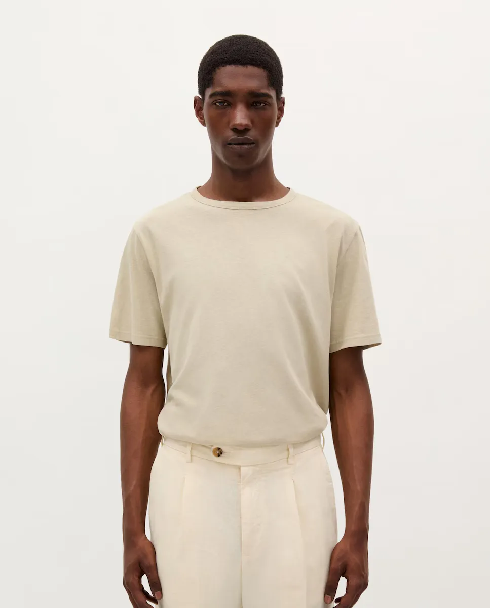 Мужская хлопковая футболка классического кроя Scalpers, цвет Kaki 
Мужская хлопковая футболка классического кроя Scalpers, цвет Kaki