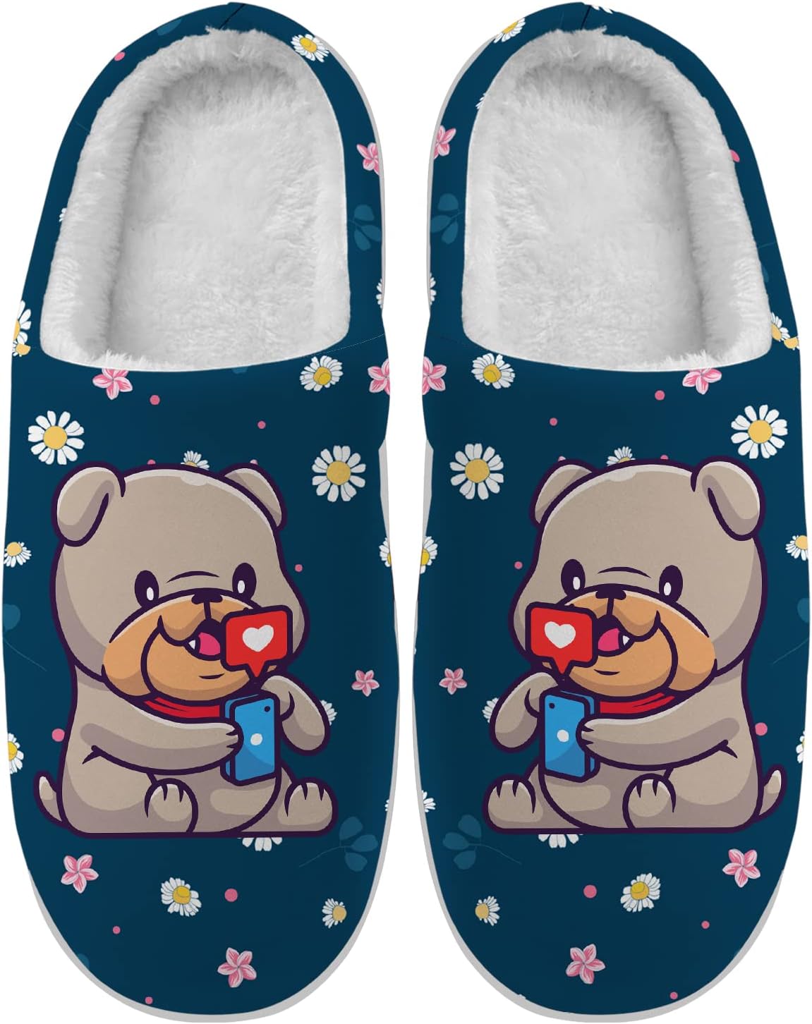 Домашние тапочки Ciadoon для женщин и мужчин с изображением собак, противоскользящие, с мемори-пеной, повседневные домашние тапочки, подарок для мальчика и девочки, темно-серый
Домашние тапочки Ciadoon для женщин и мужчин с изображением собак, противоскользящие, с мемори-пеной, повседневные домашние тапочки, подарок для мальчика и девочки, темно-серый