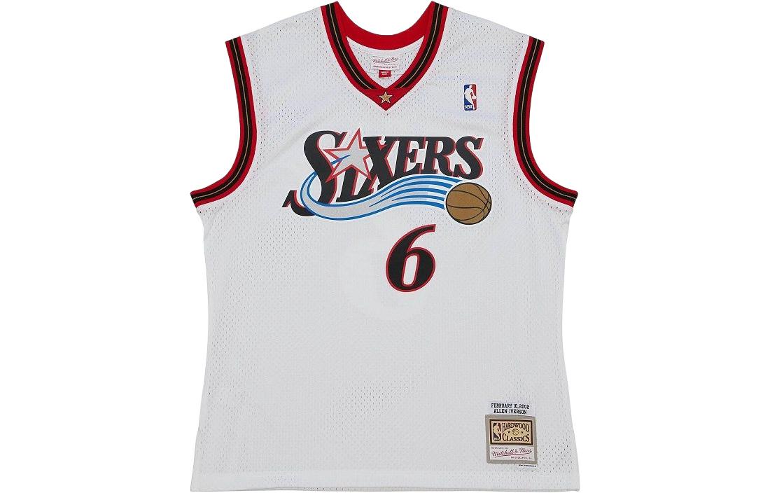 Mitchell Ness Баскетбольная майка унисекс белая
Mitchell Ness Баскетбольная майка унисекс белая