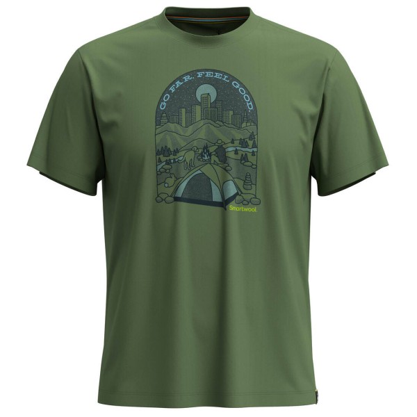 Футболка с графическим принтом «Улицы к вершинам» - рубашка из шерсти мериноса Smartwool, зеленый
Футболка с графическим принтом «Улицы к вершинам» - рубашка из шерсти мериноса Smartwool, зеленый