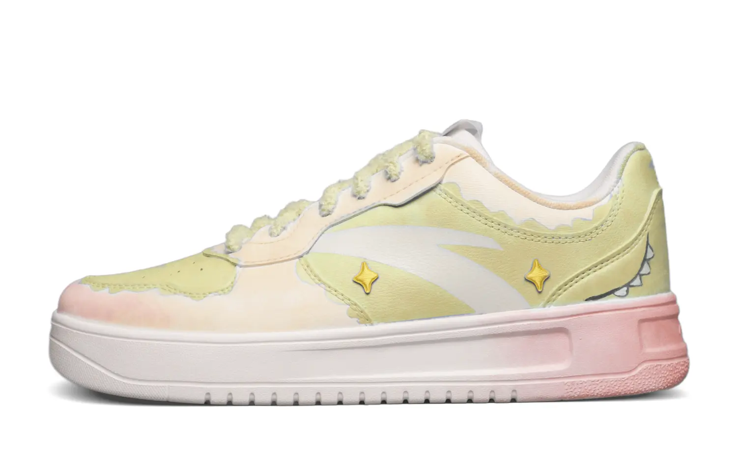 ANTA Скользоустойчивые амортизирующие низкие скейтерские кеды Life Collection для мужчин в зелёно-жёлто-розовом цвете, цвет Green Yellow Pink
ANTA Скользоустойчивые амортизирующие низкие скейтерские кеды Life Collection для мужчин в зелёно-жёлто-розовом цвете, цвет Green Yellow Pink