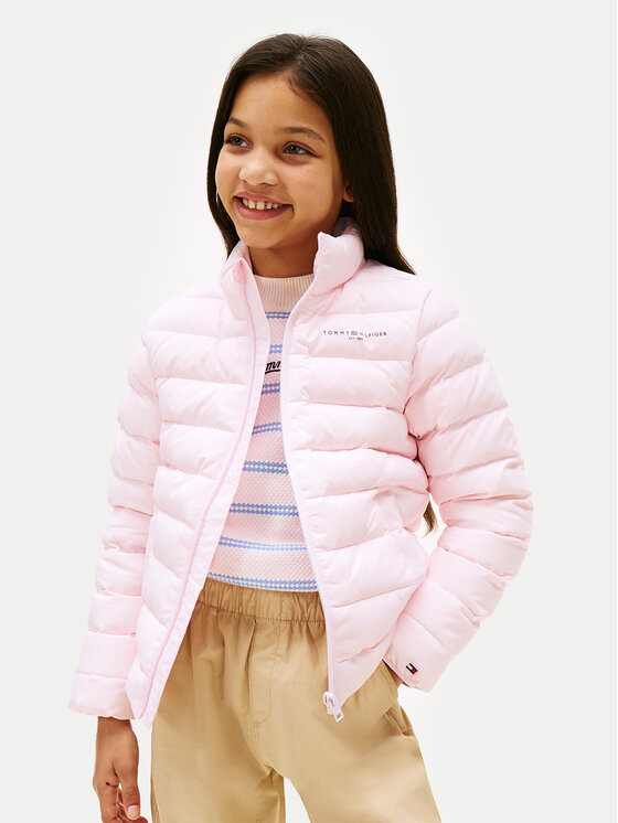 Пуховик стандартного кроя Essential KS0KS00652 D Tommy Hilfiger, розовый 
Пуховик стандартного кроя Essential KS0KS00652 D Tommy Hilfiger, розовый