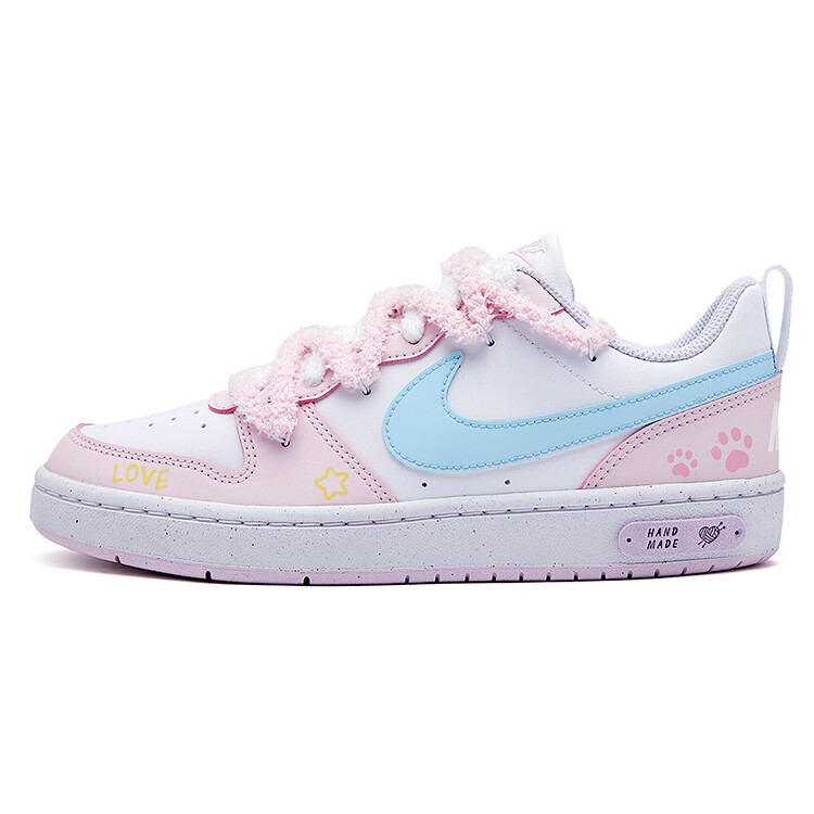 Кроссовки Nike Court Borough Skateboarding Shoes Women's Low-top Pink/White/Blue, розовый
Кроссовки Nike Court Borough Skateboarding Shoes Women's Low-top Pink/White/Blue, розовый
