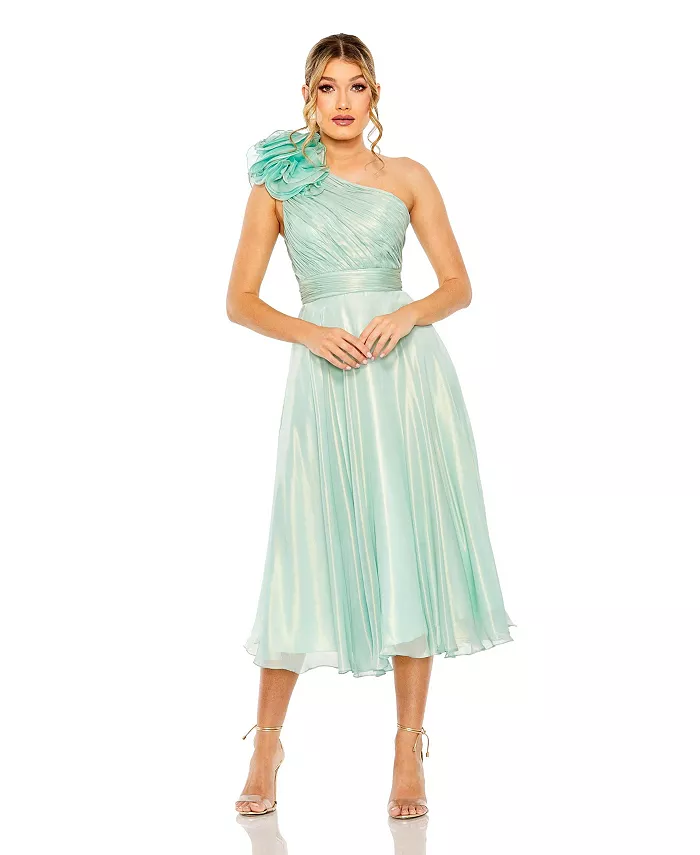 Женское платье Rosette с одним плечом длины "чай" Mac Duggal, зеленый
Женское платье Rosette с одним плечом длины "чай" Mac Duggal, зеленый