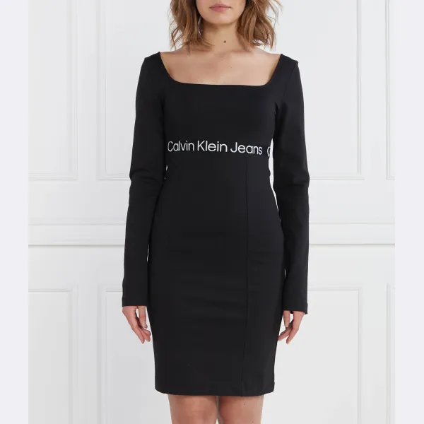 Эластичное платье Milan с логотипом Calvin Klein, черный
Эластичное платье Milan с логотипом Calvin Klein, черный