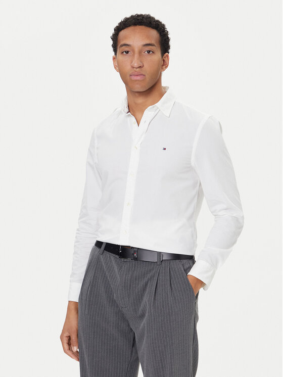 Рубашка slim fit MW0MW40460 Tommy Hilfiger, белый
Рубашка slim fit MW0MW40460 Tommy Hilfiger, белый