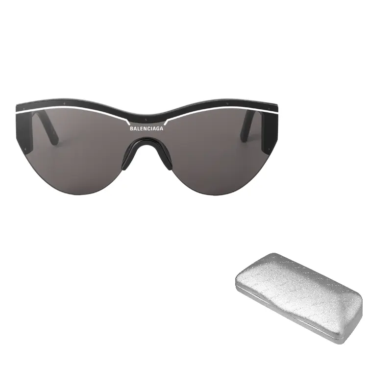 Солнцезащитные очки Balenciaga Shield Frame, черный / белый
Солнцезащитные очки Balenciaga Shield Frame, черный / белый