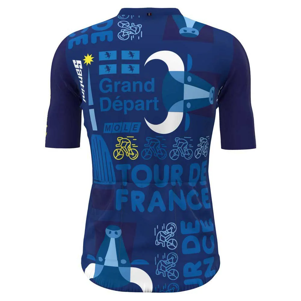 Джерси Santini Torino Tour De France Official short sleeve, синий
Джерси Santini Torino Tour De France Official short sleeve, синий