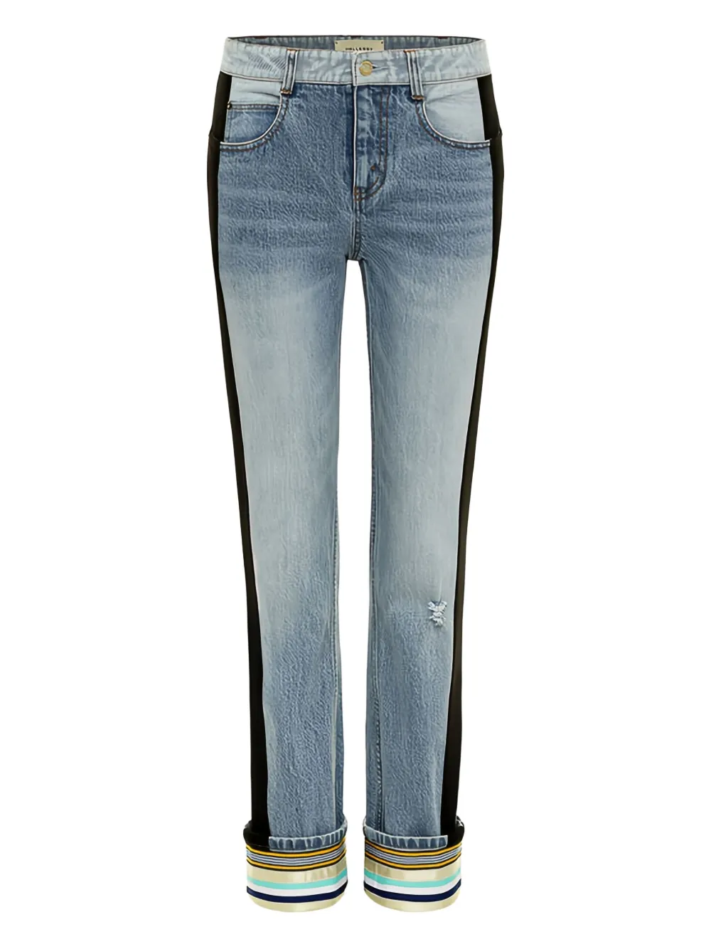 Джинсы Carlos с полосатыми манжетами Hellessy, синий
Джинсы Carlos с полосатыми манжетами Hellessy, синий