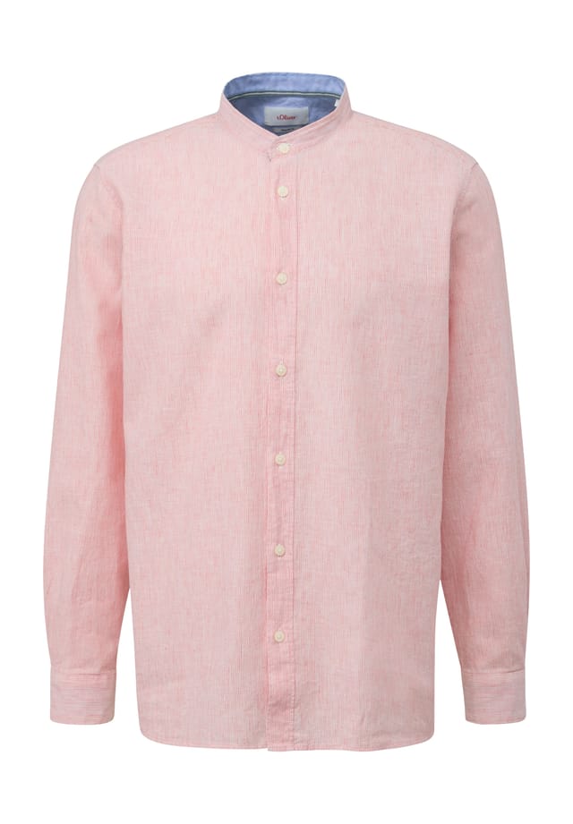 Повседневная рубашка стандартного кроя с длинным рукавом и воротником-стойкой S.Oliver, оранжевый
Повседневная рубашка стандартного кроя с длинным рукавом и воротником-стойкой S.Oliver, оранжевый