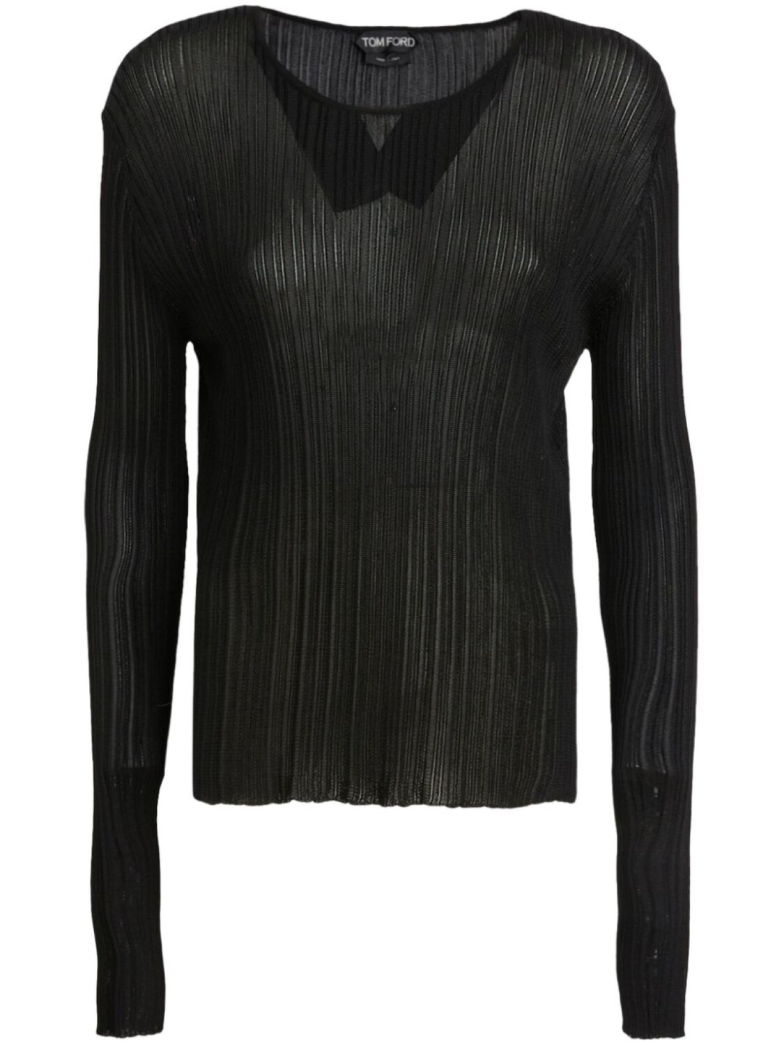 Джемпер с круглым вырезом TOM FORD, черный
Джемпер с круглым вырезом TOM FORD, черный