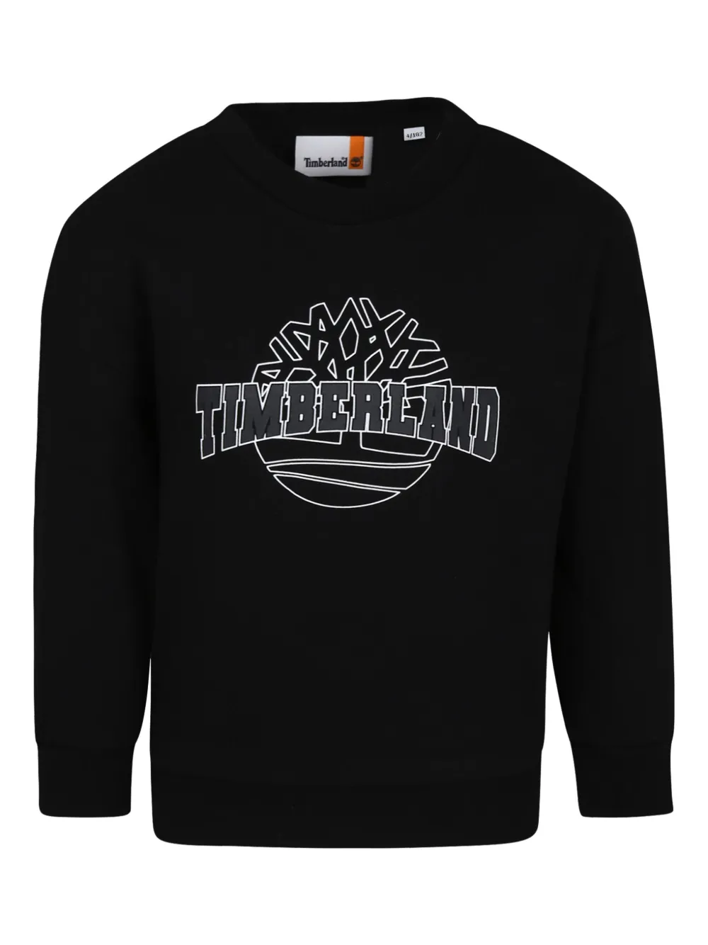 Толстовка с логотипом Timberland Kids, черный 
Толстовка с логотипом Timberland Kids, черный