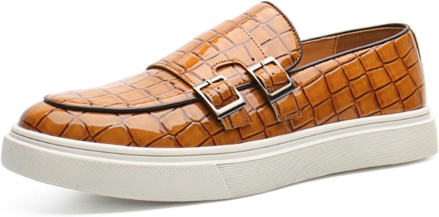 Мужские модные лоферы, повседневная обувь, формальные и повседневные мужские туфли, кроссовки для улицы и прогулок Generic, коричневый
Мужские модные лоферы, повседневная обувь, формальные и повседневные мужские туфли, кроссовки для улицы и прогулок Generic, коричневый