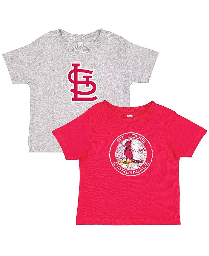 Футболка для малышей St. Louis Cardinals Cooperstown Collection, красная/серый хизер, комплект из 2 штук Soft As A Grape
Футболка для малышей St. Louis Cardinals Cooperstown Collection, красная/серый хизер, комплект из 2 штук Soft As A Grape