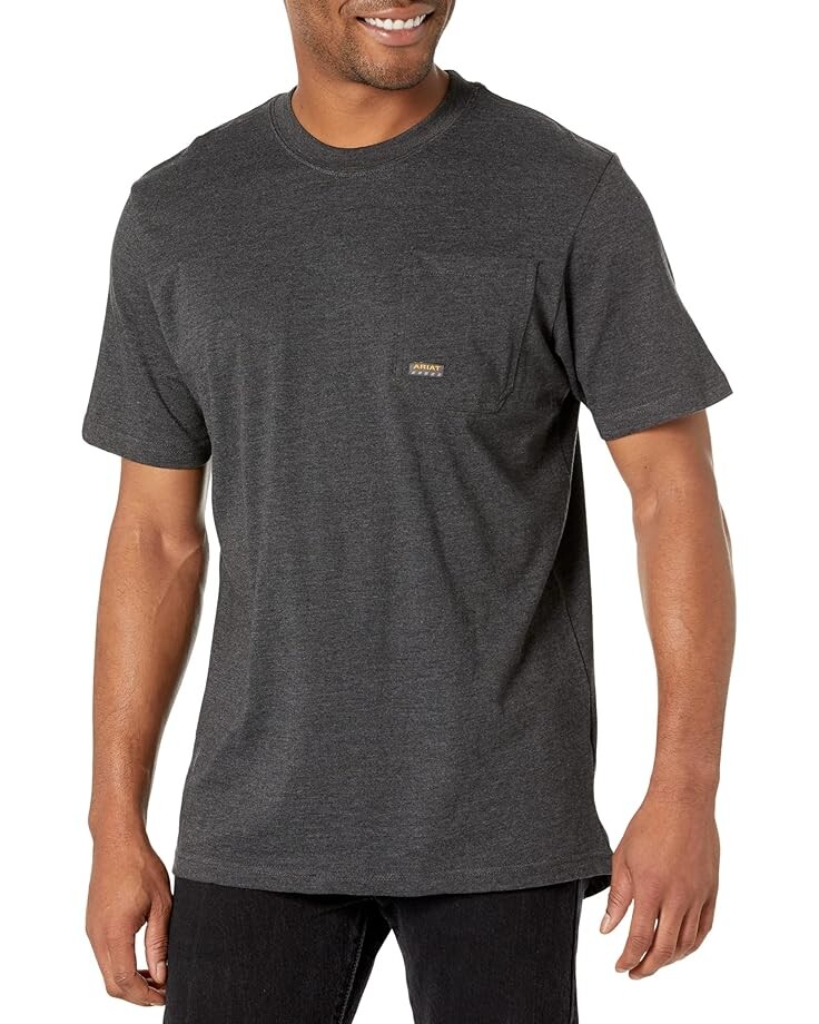 Футболка Ariat Rebar Cotton Strong Anvil Force, цвет Charcoal Heather
Футболка Ariat Rebar Cotton Strong Anvil Force, цвет Charcoal Heather