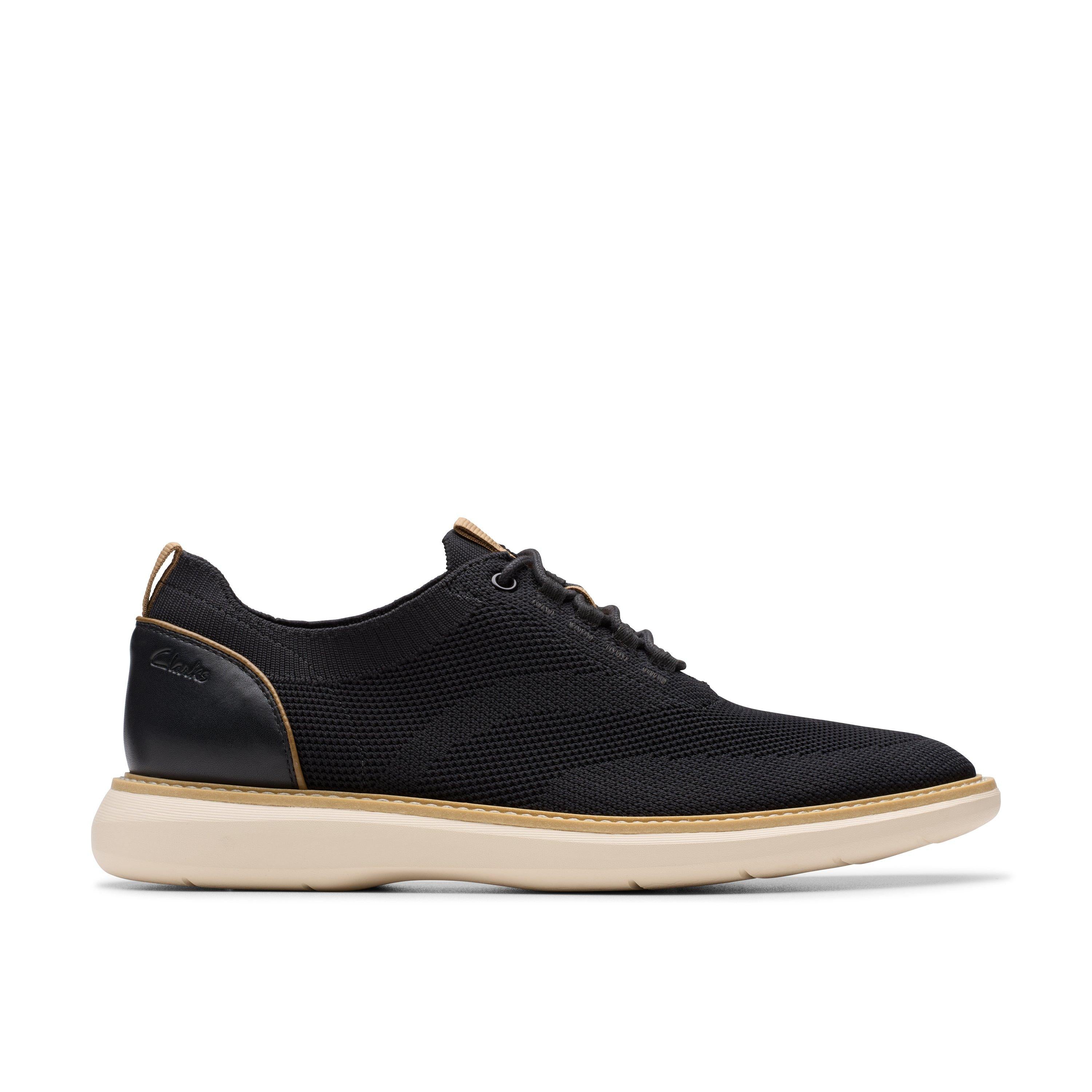 Clarks Brantin Knit в черном текстиле 
Clarks Brantin Knit в черном текстиле