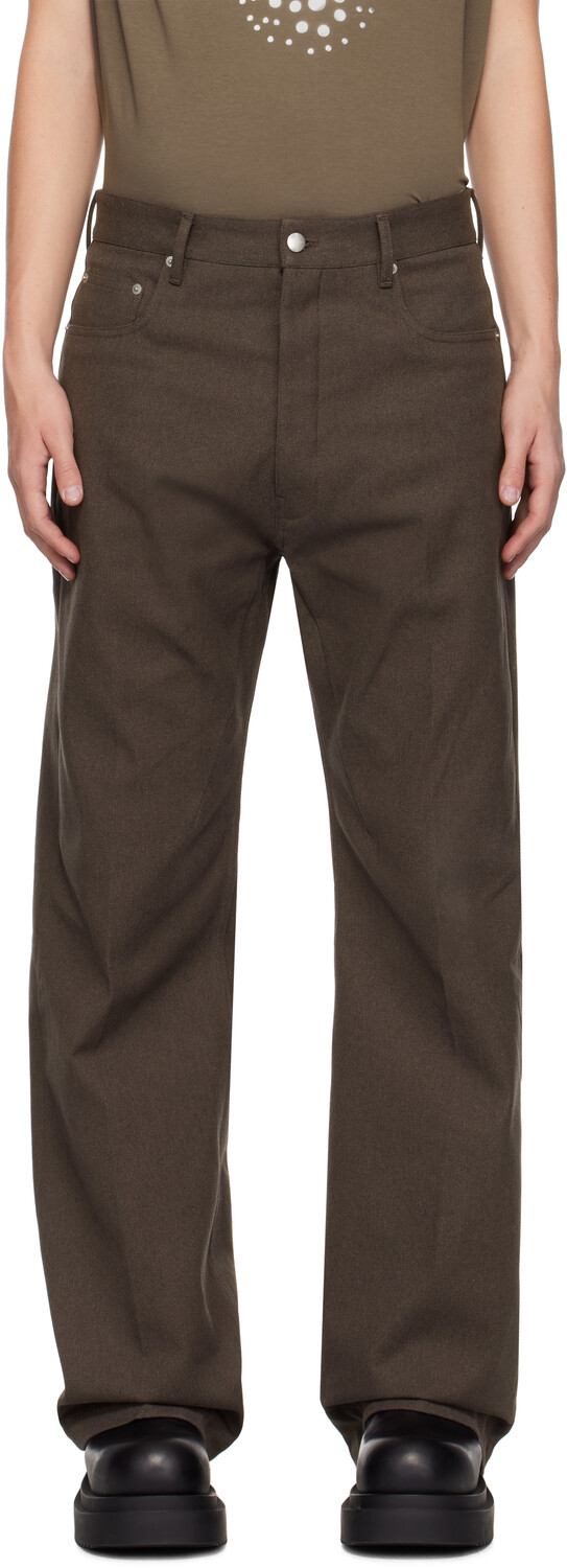 Коричневые джинсы Porterville Geth Rick Owens, Ash
Коричневые джинсы Porterville Geth Rick Owens, Ash