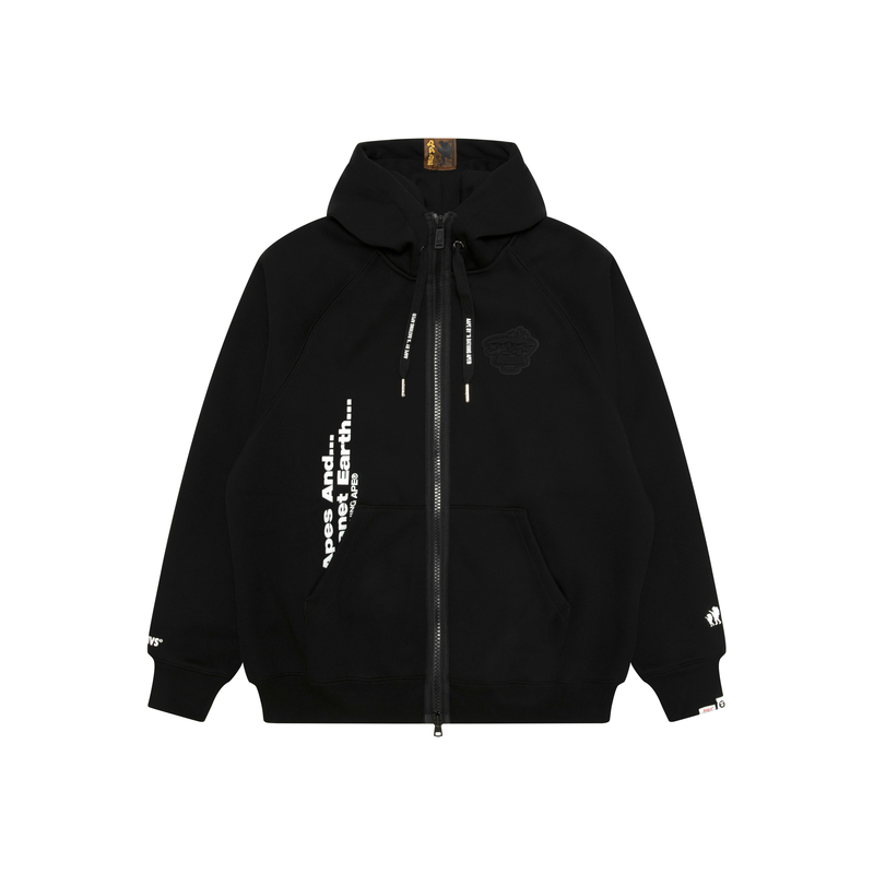 Толстовка с капюшоном и молнией от A Bathing APE Aape, черный
Толстовка с капюшоном и молнией от A Bathing APE Aape, черный