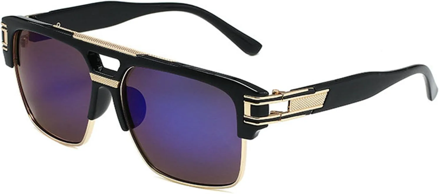 Willochra Модные квадратные солнцезащитные очки для мужчин и женщин в винтажной металлической оправе. Модные солнцезащитные очки с защитой от УФ-излучения UV400, C4
Willochra Модные квадратные солнцезащитные очки для мужчин и женщин в винтажной металлической оправе. Модные солнцезащитные очки с защитой от УФ-излучения UV400, C4