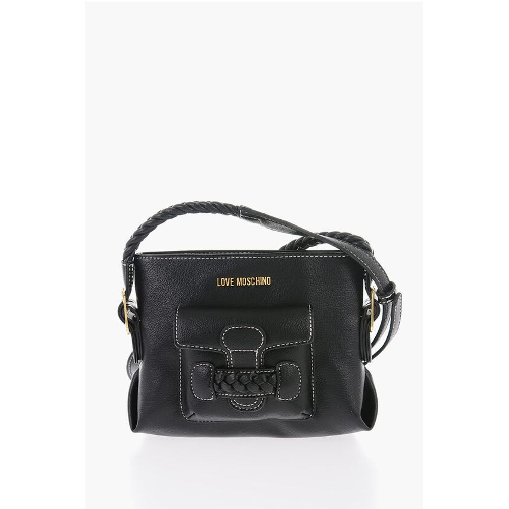 Сумка через плечо LOVE из искусственной кожи с плетеными деталями Moschino, Black
Сумка через плечо LOVE из искусственной кожи с плетеными деталями Moschino, Black