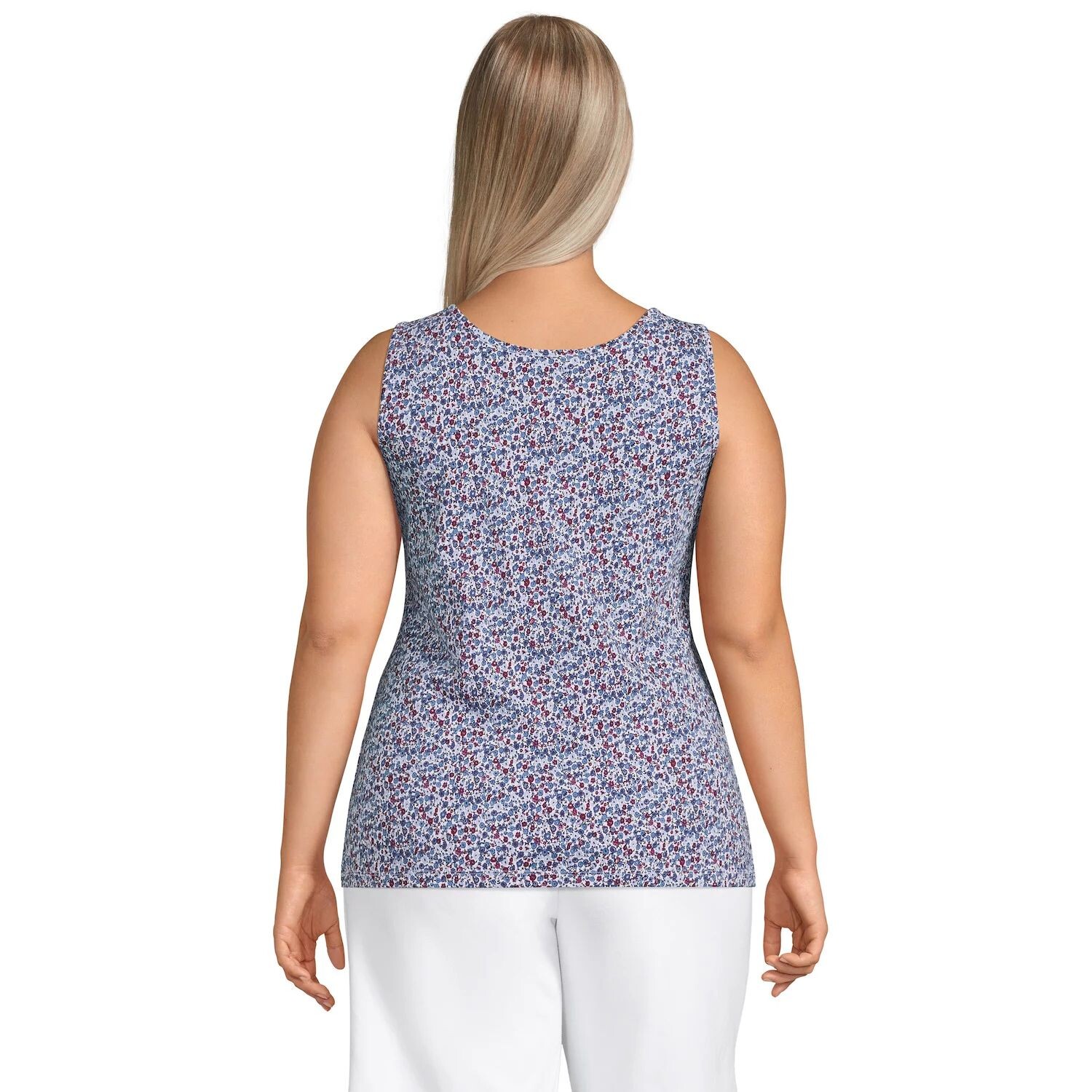 Хлопковая майка Lands' End больших размеров с круглым вырезом Lands' End
Хлопковая майка Lands' End больших размеров с круглым вырезом Lands' End