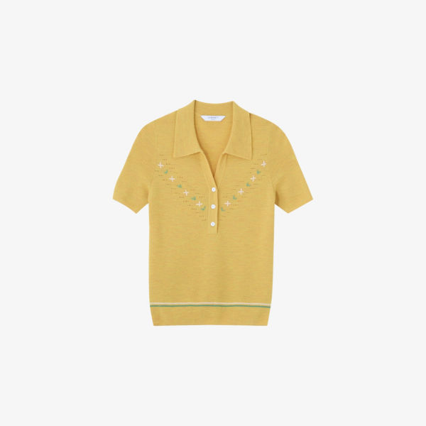 Футболка Lk Bennett Fiona с цветочной вышивкой, желтый
Футболка Lk Bennett Fiona с цветочной вышивкой, желтый