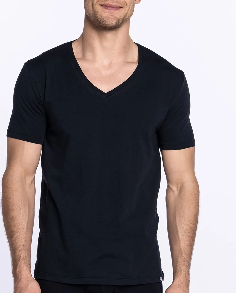 Мужская однотонная футболка с коротким рукавом Punto Blanco, чёрный
Мужская однотонная футболка с коротким рукавом Punto Blanco, чёрный