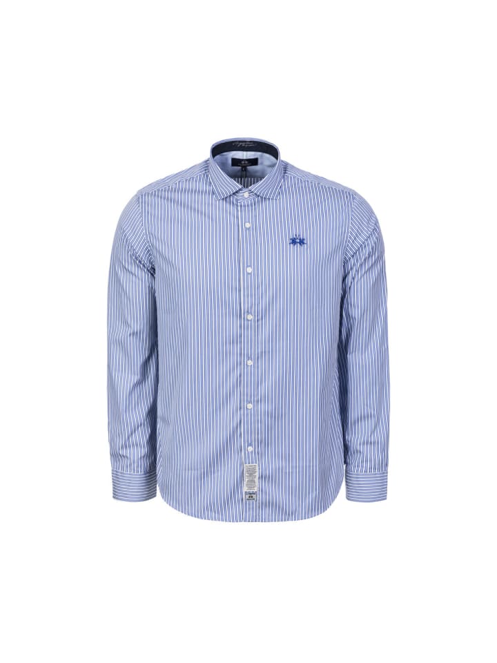 Рубашка с длинными рукавами MBC013 светло-голубого цвета La Martina
Рубашка с длинными рукавами MBC013 светло-голубого цвета La Martina