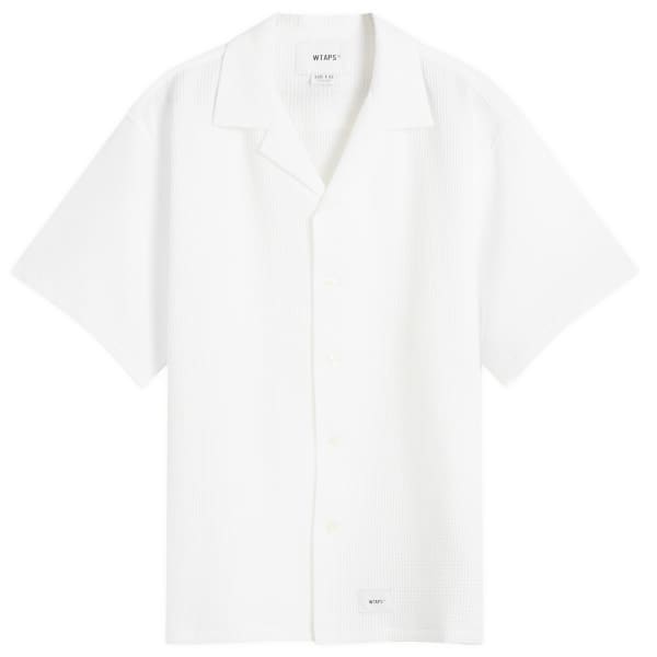 Хлопковая рипстоповая отпускная рубашка Wtaps, белая
Хлопковая рипстоповая отпускная рубашка Wtaps, белая