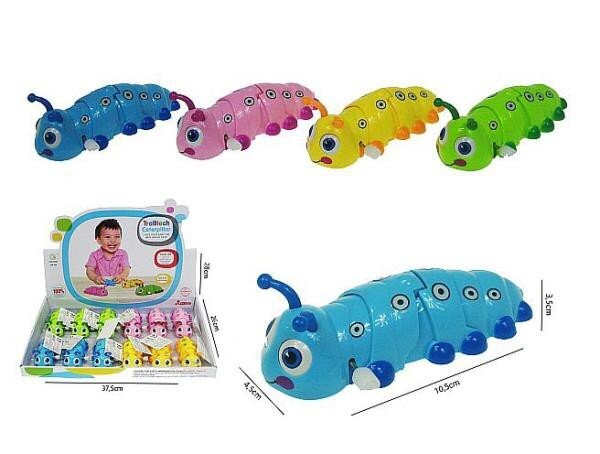 Гусеница завинчивающаяся, 4 цвета, 10 см. Hipo
Гусеница завинчивающаяся, 4 цвета, 10 см. Hipo