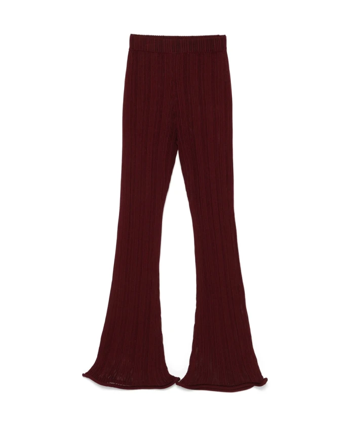 Бордовые брюки с широкими штанинами и эластичным поясом Sãfr, красный
Бордовые брюки с широкими штанинами и эластичным поясом Sãfr, красный