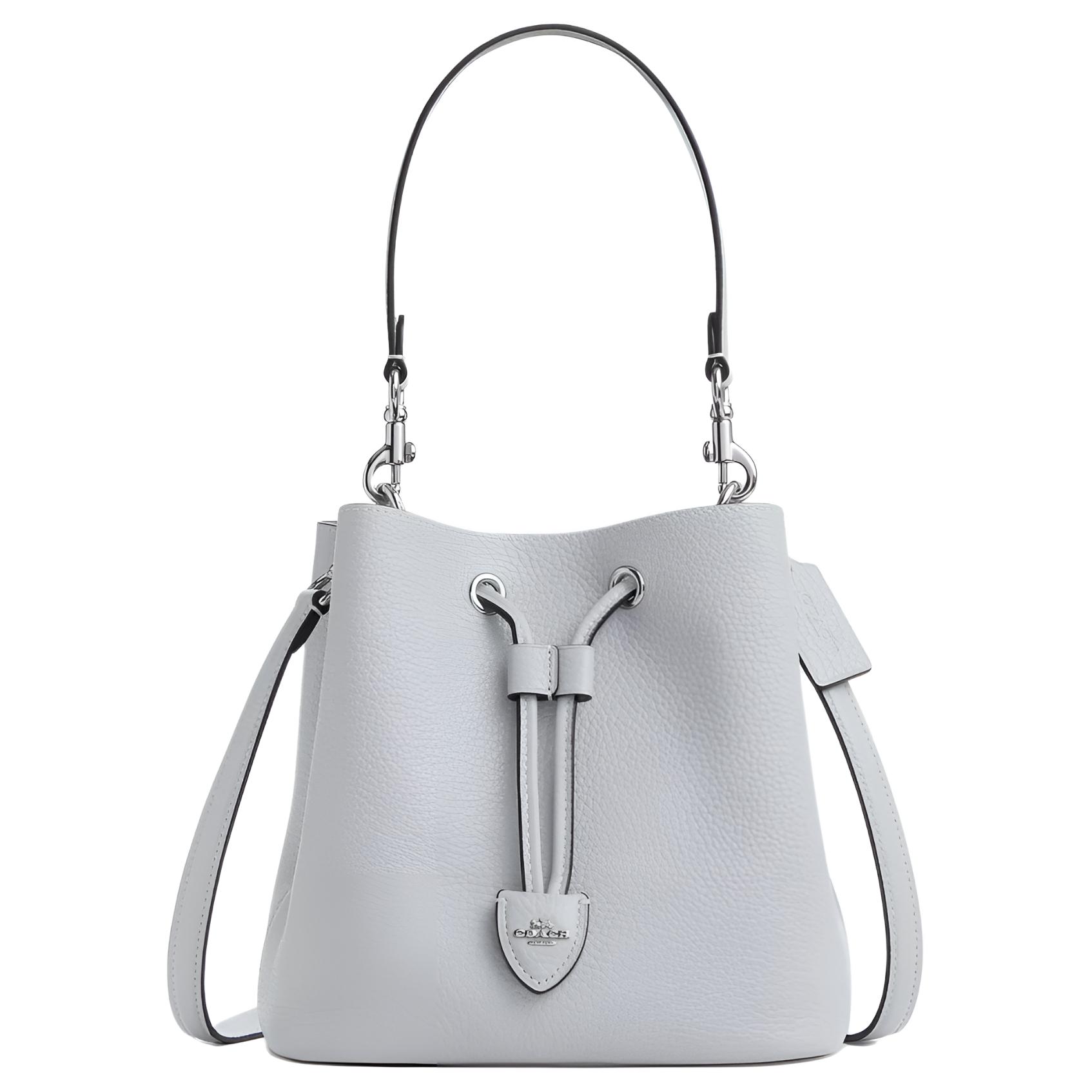 COACH Женская сумка Rowan Double Sided Litchi Grain Leather One Shoulder, цвет ice blue
COACH Женская сумка Rowan Double Sided Litchi Grain Leather One Shoulder, цвет ice blue
