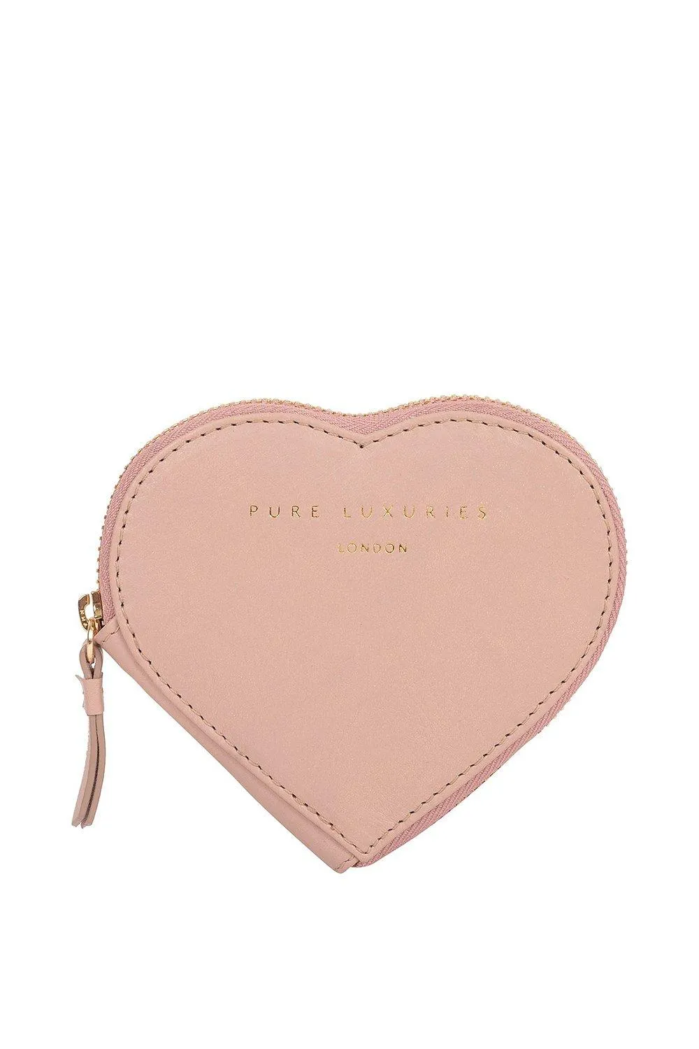 Кожаный кошелек для монет 'Loughton' Pure Luxuries London, розовый 
Кожаный кошелек для монет 'Loughton' Pure Luxuries London, розовый