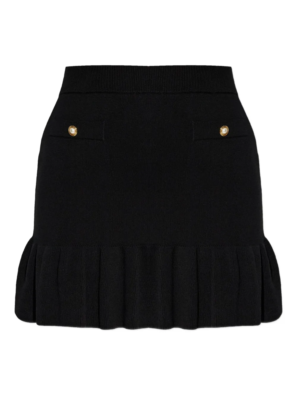 Юбка с оборками, украшенная жемчугом Alessandra Rich, черный
Юбка с оборками, украшенная жемчугом Alessandra Rich, черный