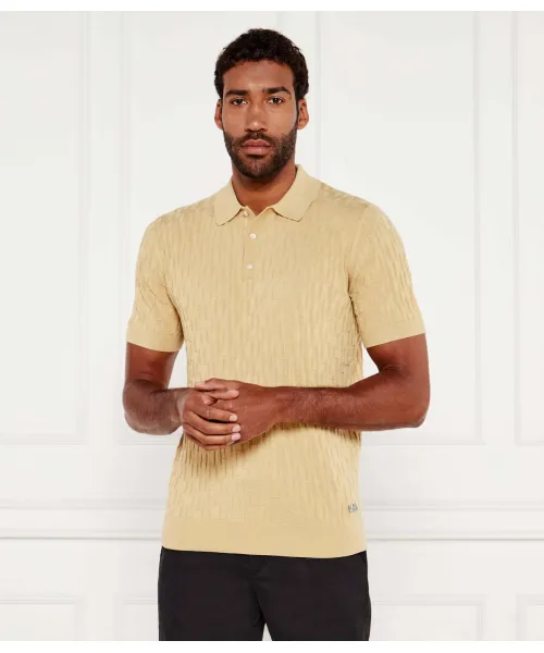 Футболка поло Regular fit Karl Lagerfeld, бежевый 
Футболка поло Regular fit Karl Lagerfeld, бежевый