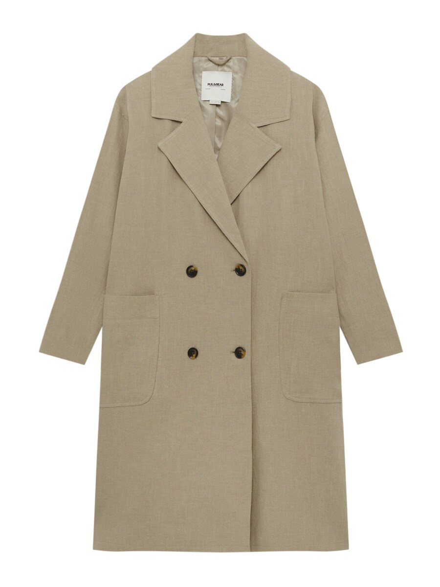 Межсезонное пальто Pull&Bear, песочный
Межсезонное пальто Pull&Bear, песочный