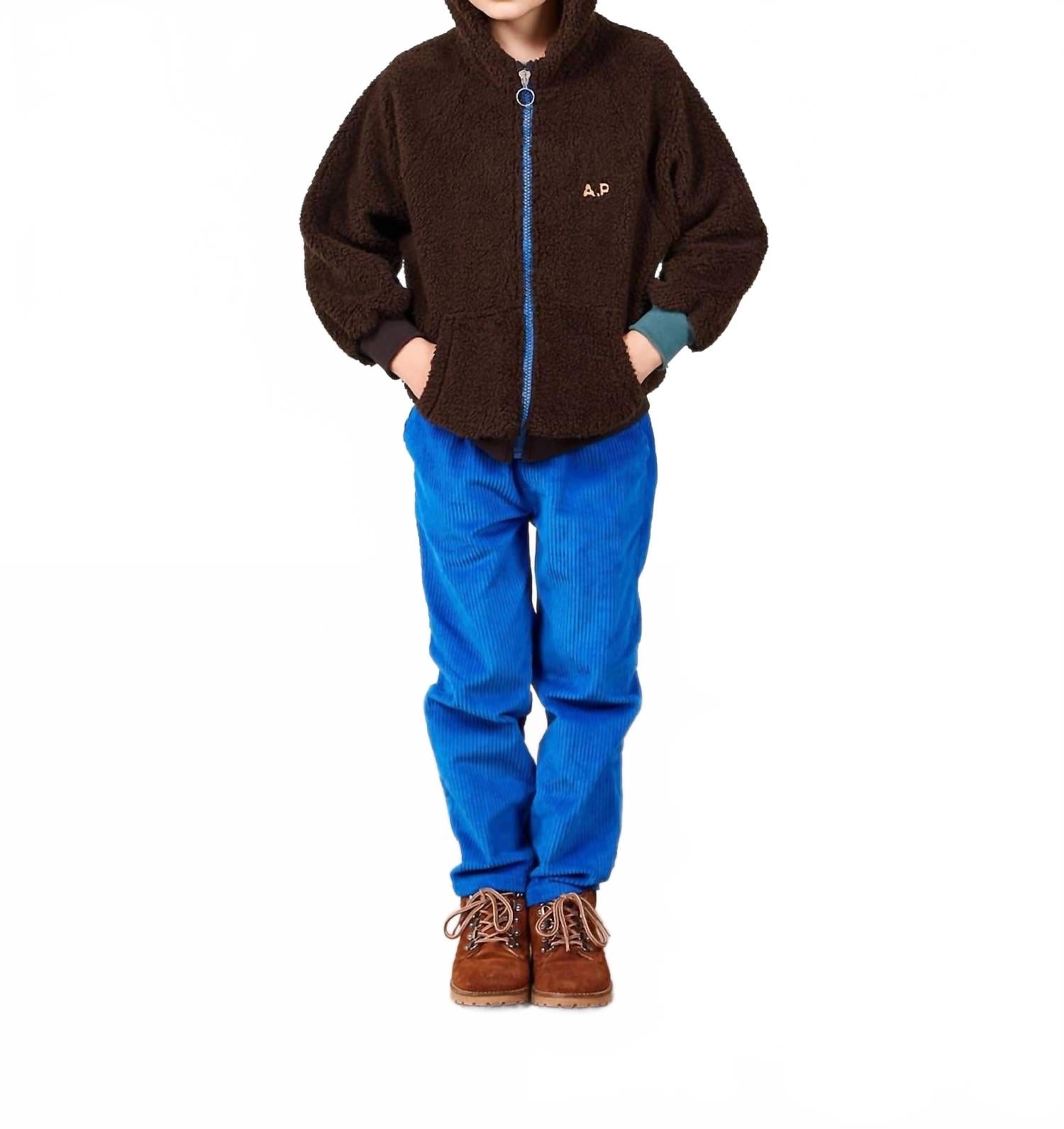 Шерпа-худи с молнией в шоколадном цвете Arsène et les Pipelettes
Шерпа-худи с молнией в шоколадном цвете Arsène et les Pipelettes