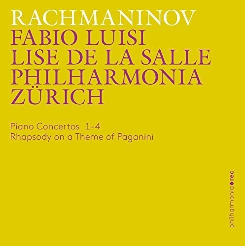 CD диск Rachmaninov / Philharmonia Zurich / De La Salle: Rachmaninov: Piano Concertos 1-4 - Rhapsody on a Theme of Paganini
CD диск Rachmaninov / Philharmonia Zurich / De La Salle: Rachmaninov: Piano Concertos 1-4 - Rhapsody on a Theme of Paganini