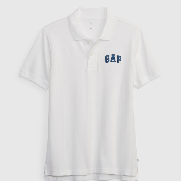 Рубашка-Поло из пике с вышитым логотипом Gap, белый
Рубашка-Поло из пике с вышитым логотипом Gap, белый