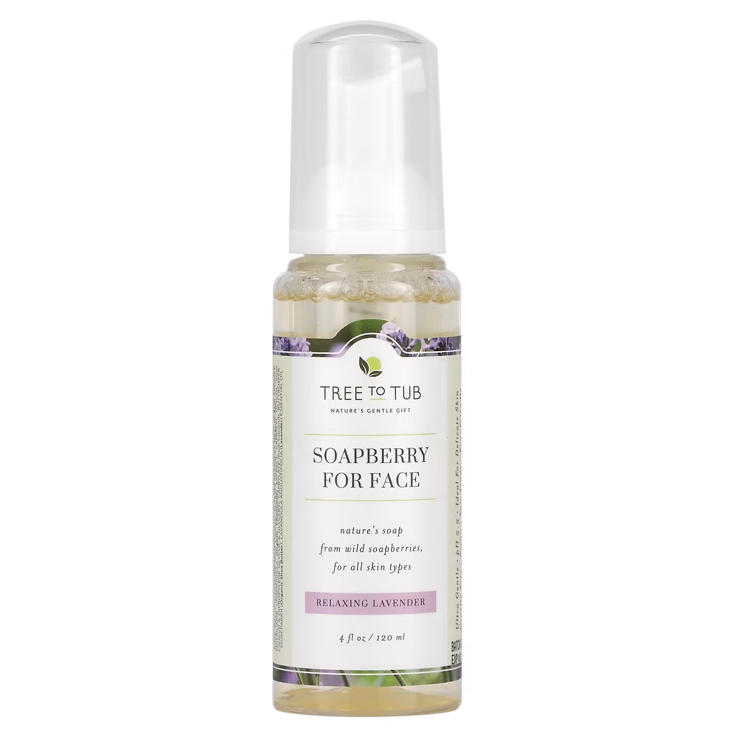 Средство для умывания лица Tree To Tub Soapberry для сухой чувствительной кожи Лаванда, 120 мл 
Средство для умывания лица Tree To Tub Soapberry для сухой чувствительной кожи Лаванда, 120 мл