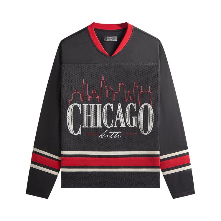Джерси Kith Chicago Long Sleeve Malik Jersey, Black
Джерси Kith Chicago Long Sleeve Malik Jersey, Black