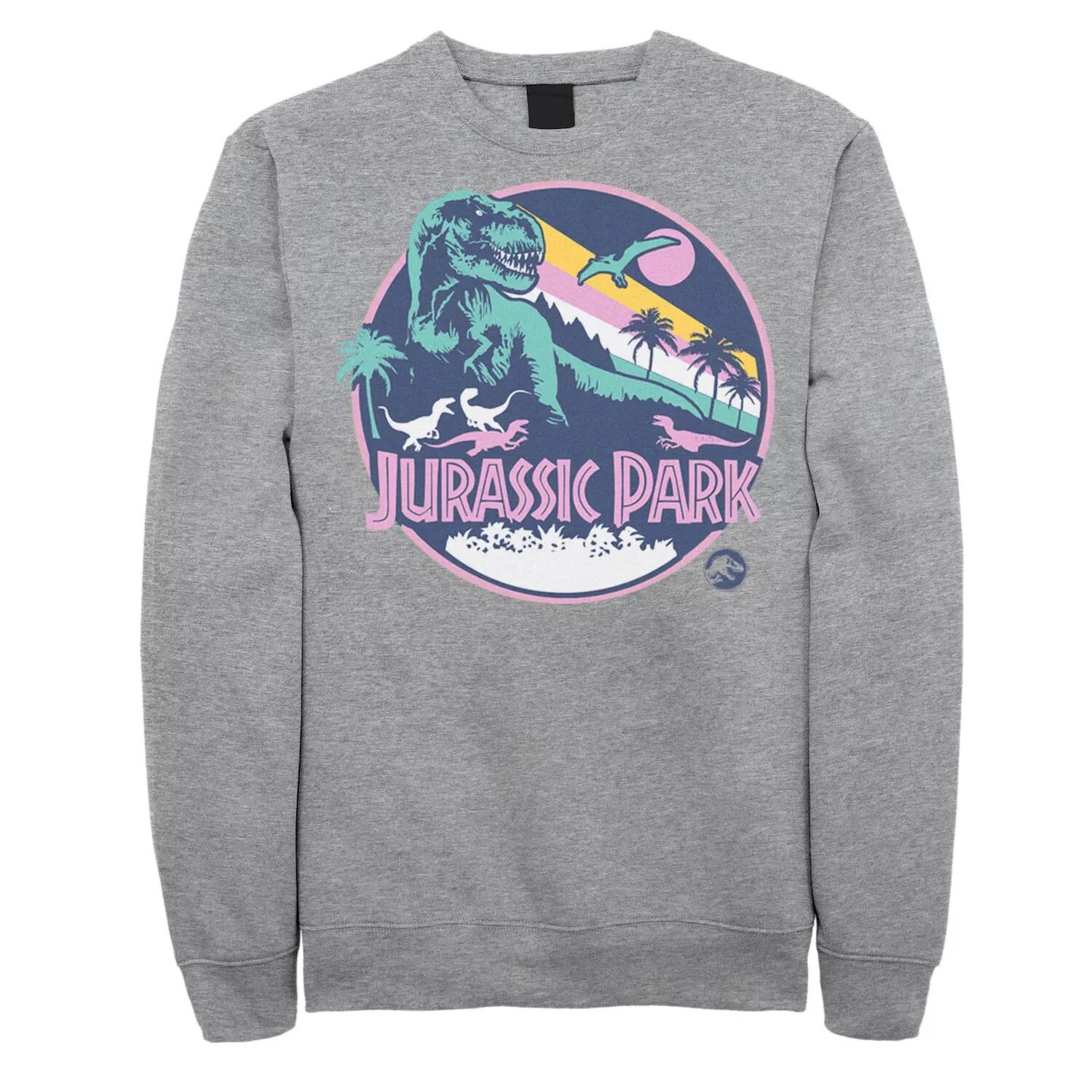 Мужской свитшот в стиле ретро с изображением Рекса в стиле Парк Юрского периода Licensed Character
