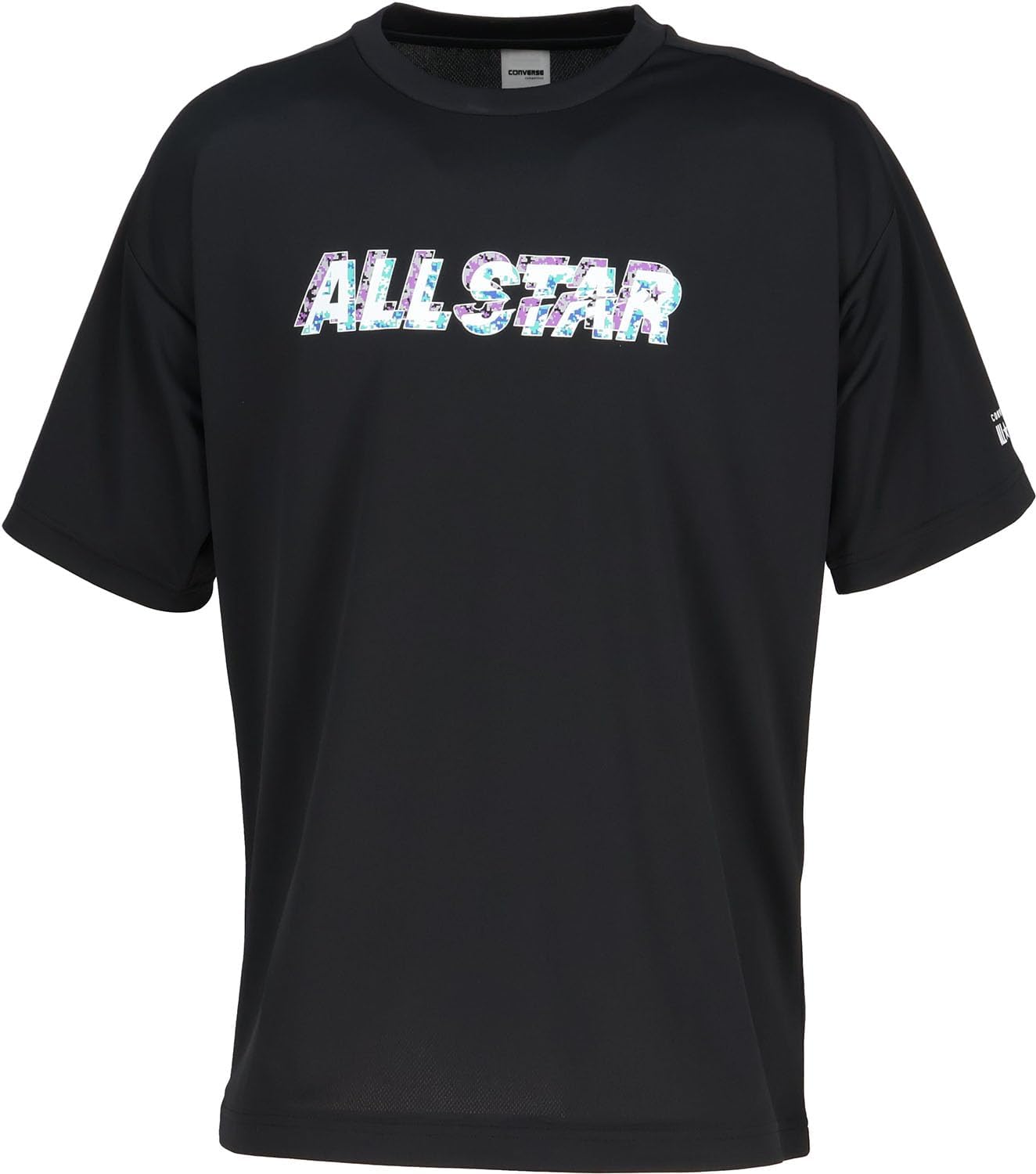 Футболка Converse CB252357 с принтом, впитывающая пот, быстросохнущая, черно-белый
Футболка Converse CB252357 с принтом, впитывающая пот, быстросохнущая, черно-белый