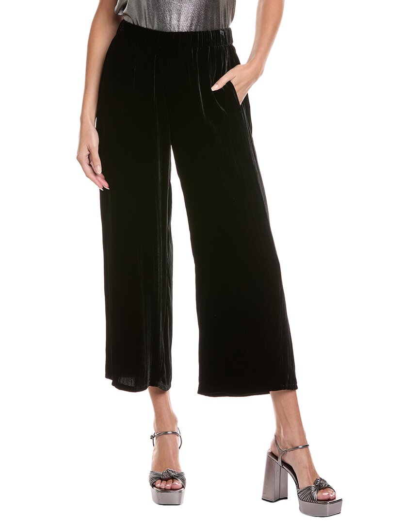 Eileen Fisher Petite Широкие брюки из мятого бархата с добавлением шелка, черный
Eileen Fisher Petite Широкие брюки из мятого бархата с добавлением шелка, черный