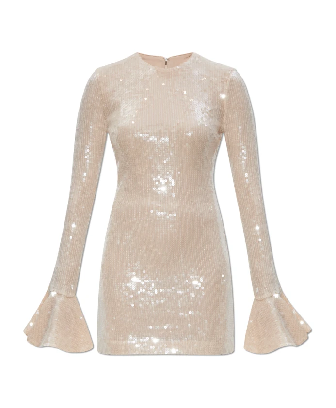 Платье, расшитое пайетками Rotate Birger Christensen, бежевый
Платье, расшитое пайетками Rotate Birger Christensen, бежевый