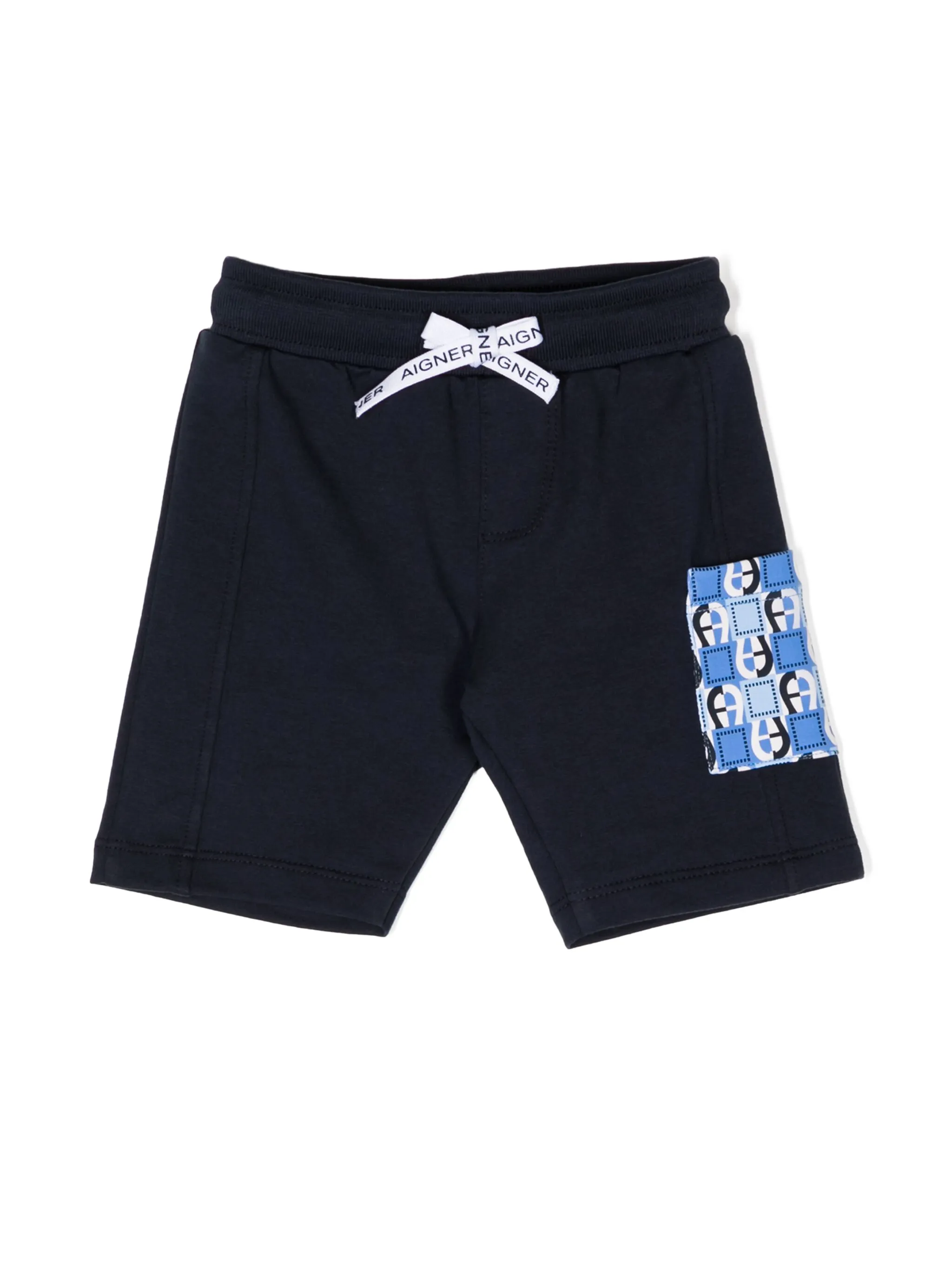 Спортивные шорты с логотипом Aigner Kids, синий
Спортивные шорты с логотипом Aigner Kids, синий