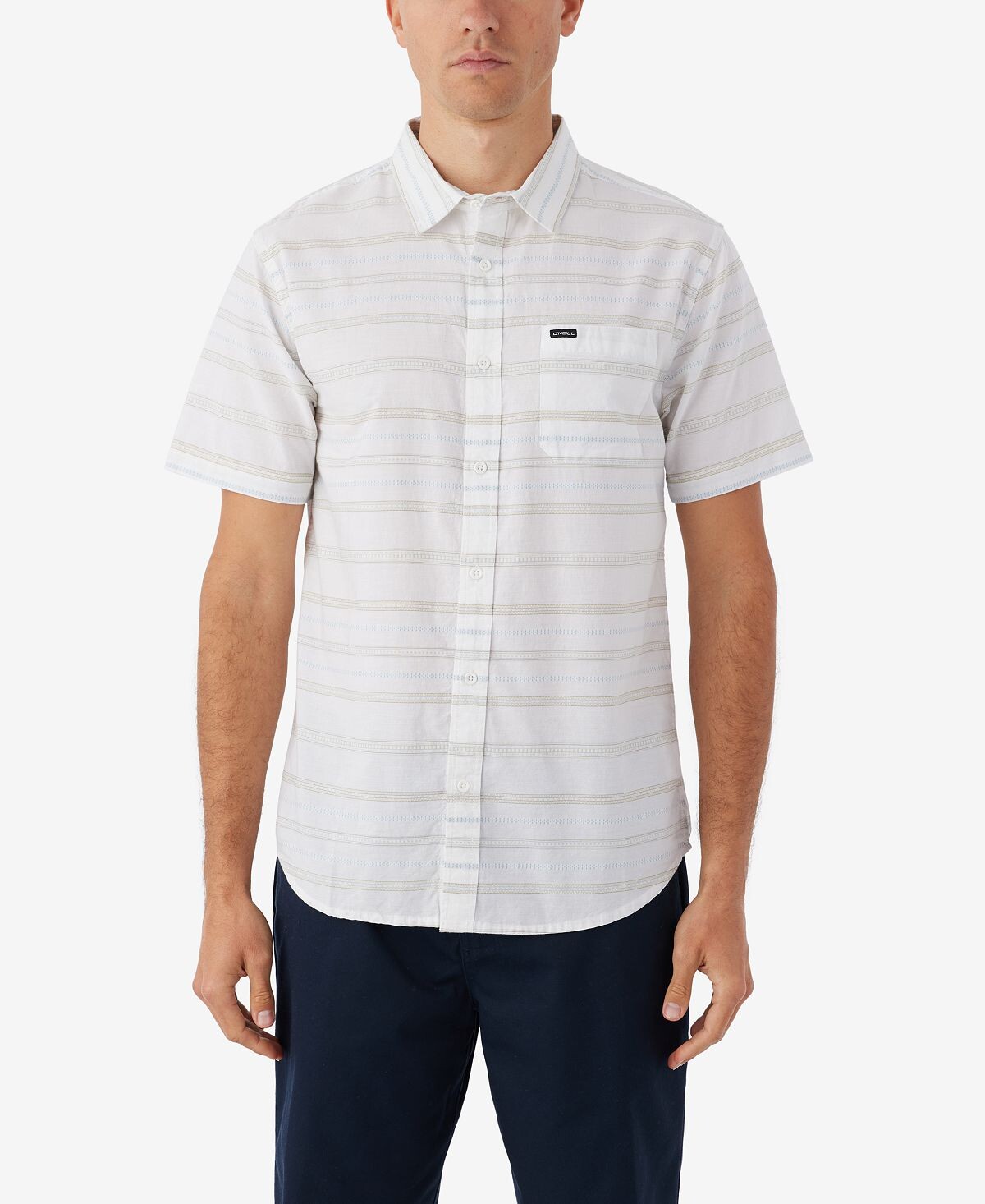 Стандартная тканая рубашка с короткими рукавами в полоску Seafaring O'Neill
Стандартная тканая рубашка с короткими рукавами в полоску Seafaring O'Neill