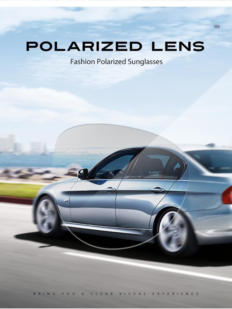 Мужские поляризованные солнцезащитные очки для вождения с металлической оправой - линзы меняют цвет, обеспечивают защиту и подходят для использования на открытом воздухе Gksbnck, A3
Мужские поляризованные солнцезащитные очки для вождения с металлической оправой - линзы меняют цвет, обеспечивают защиту и подходят для использования на открытом воздухе Gksbnck, A3