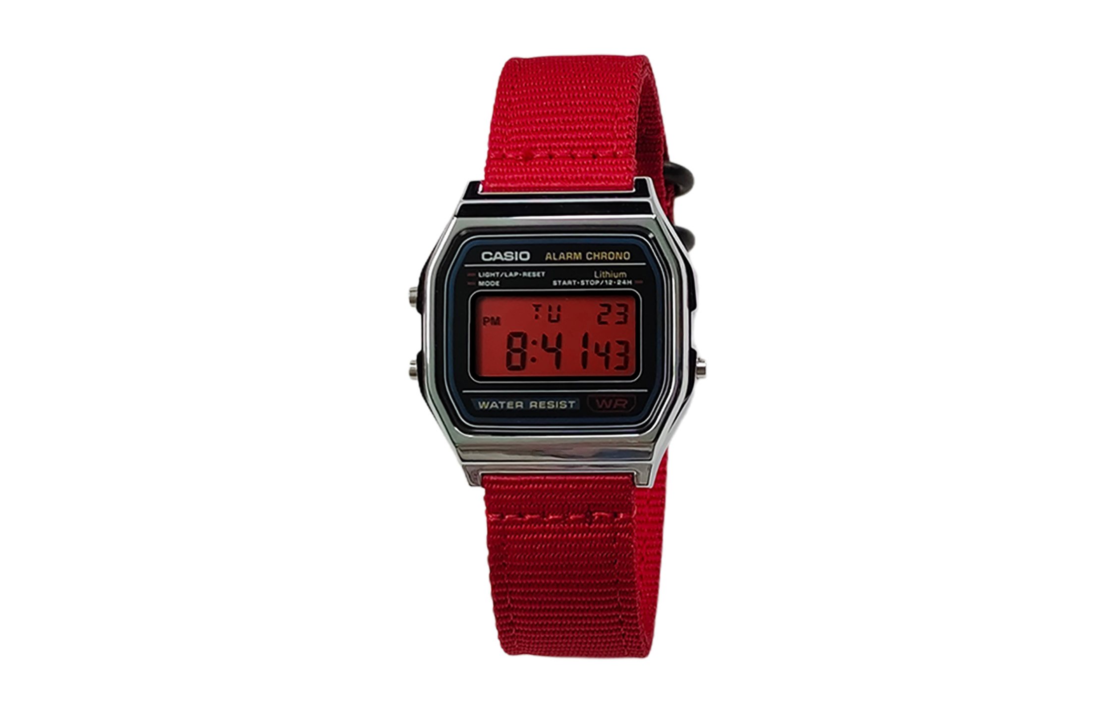 Casio Часы Retrofit Series с кварцевым механизмом, нейлоновым ремешком, унисекс, черный циферблат
Casio Часы Retrofit Series с кварцевым механизмом, нейлоновым ремешком, унисекс, черный циферблат